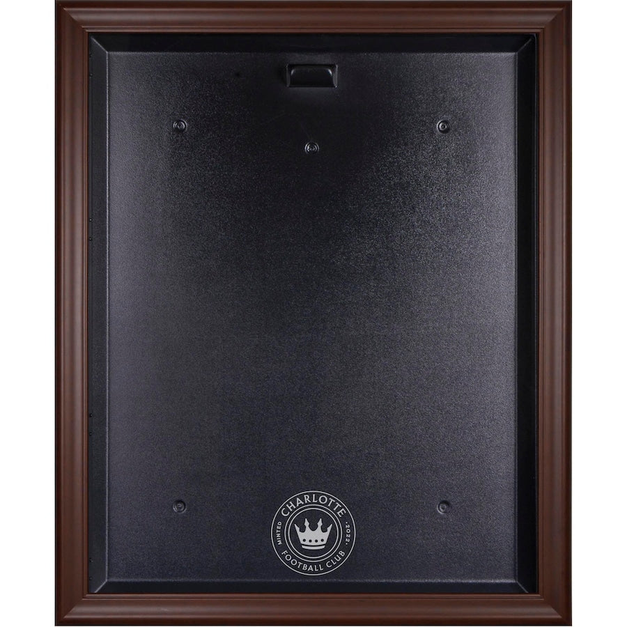 Charlotte FC Brown Framed Team Logo Jersey Display Case
