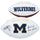 Charles Woodson Michigan Wolverines Autographed Jarden White Panel Football with ''Hail to the Victors!'' Inscription