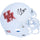 Isaiah Johnson Houston Cougars Autographed Schutt White Mini Helmet