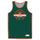 Miami Hurricanes Team-Issued #12 Green Reversible Jersey from the Basketball Program - Size XL