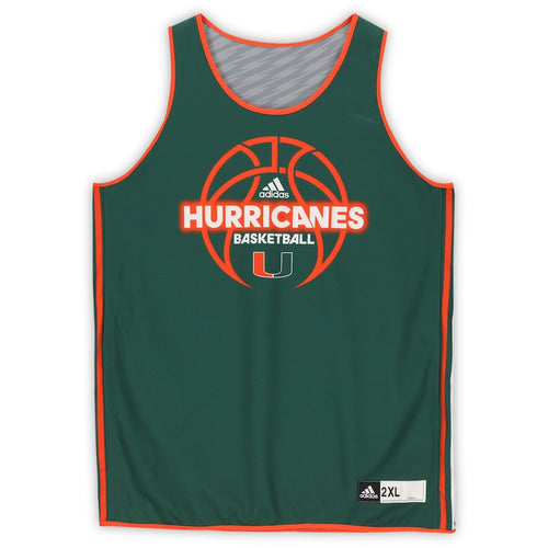 Miami Hurricanes Team-Issued #31 Green Reversible Jersey from the Basketball Program - Size 2XL