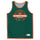 Miami Hurricanes Team-Issued #35 Green Reversible Jersey from the Basketball Program - Size XL