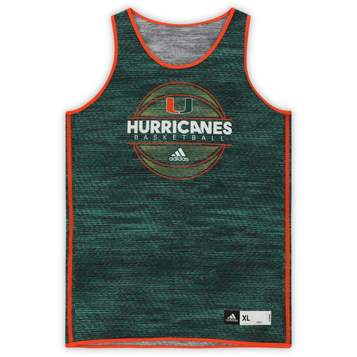 Miami Hurricanes Team-Issued #22 Forest Green Reversible Jersey from the Basketball Program - Size XL+2