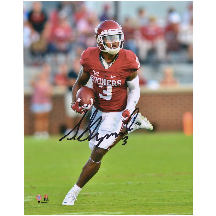 Sterling Shepard Oklahoma Sooners Autographed 8'' x 10'' Solo Run Photograph