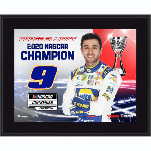 Chase Elliott 10.5'' x 13'' 2020 NASCAR Cup Series Champion Sublimated Plaque