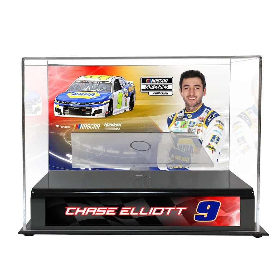 Chase Elliott 2020 NASCAR Cup Series Champion 1:24 Scale Die-Cast Display Case with Sublimated Plate