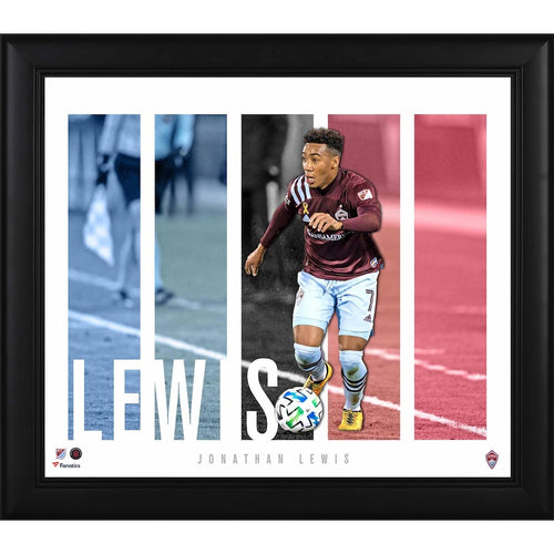 Jonathan Lewis Colorado Rapids Framed 15'' x 17'' Player Panel Collage