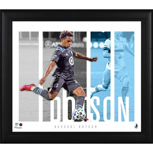 Hassani Dotson Minnesota United FC Framed 15'' x 17'' Player Panel Collage