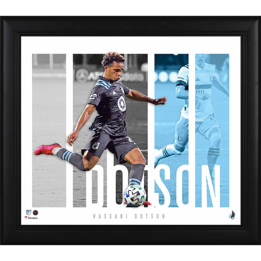 Hassani Dotson Minnesota United FC Framed 15'' x 17'' Player Panel Collage