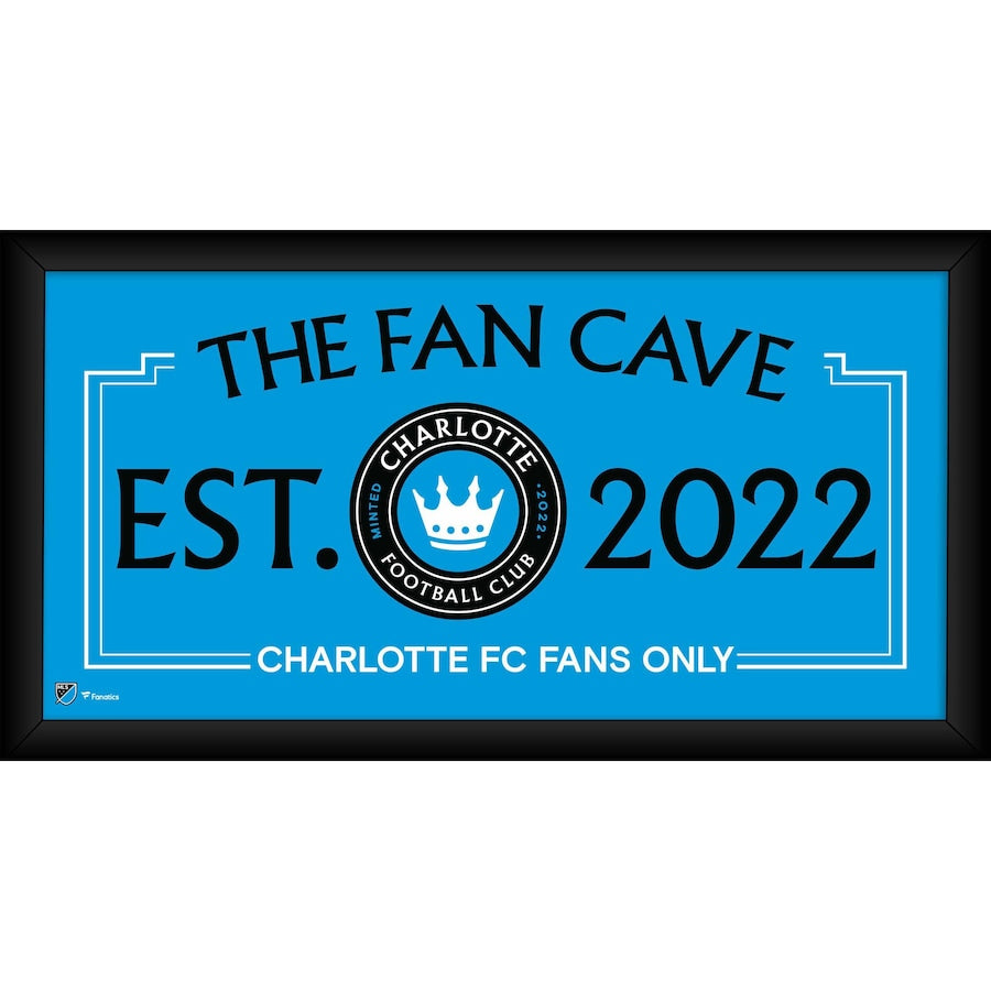 Charlotte FC Framed 10'' x 20'' Fan Cave Collage