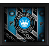 Charlotte FC Framed 15'' x 17'' Team Threads Collage
