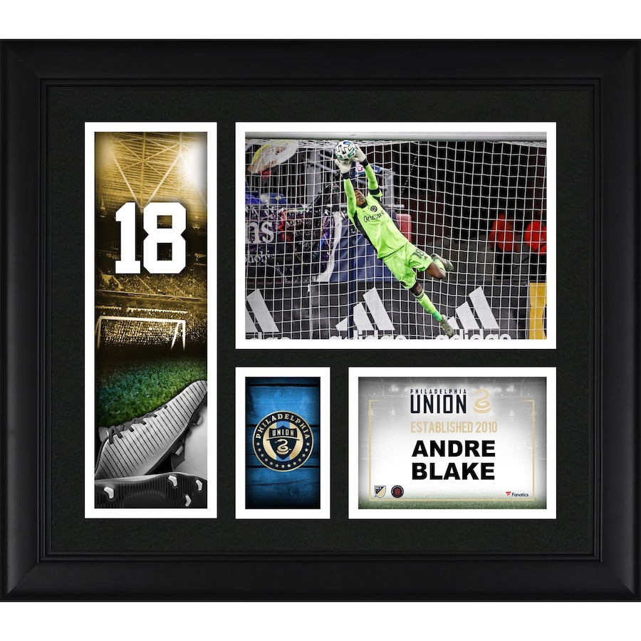 Andre Blake Philadelphia Union Framed 15'' x 17'' Player Core Collage