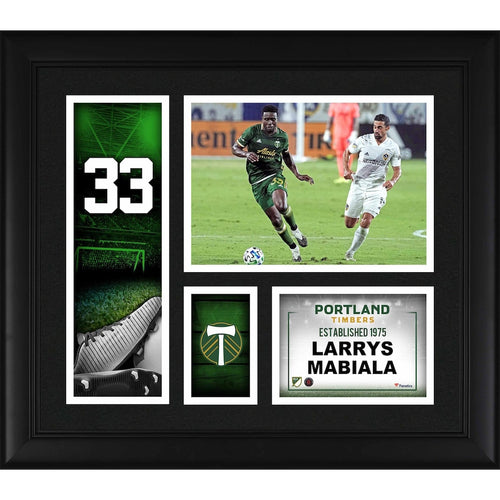 Larrys Mabiala Portland Timbers Framed 15'' x 17'' Player Core Collage