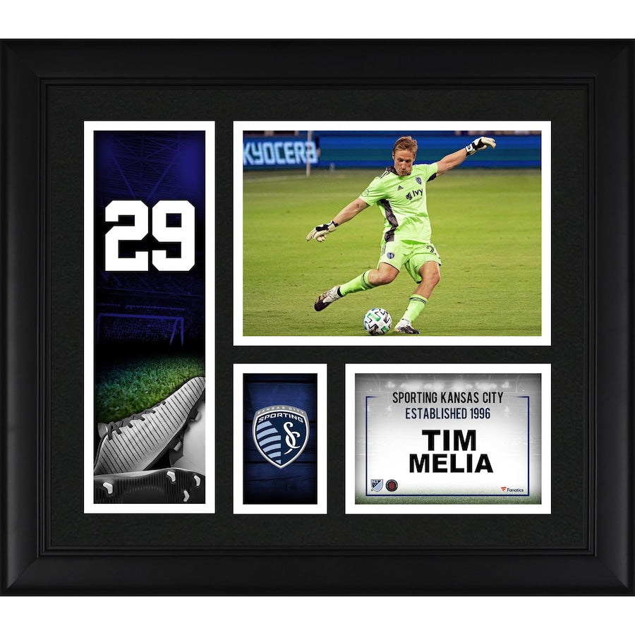 Tim Melia Sporting Kansas City Framed 15'' x 17'' Player Core Collage