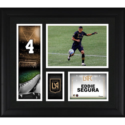 Eddie Segura LAFC Framed 15'' x 17'' Player Core Collage