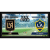 LAFC vs. LA Galaxy Framed 10'' x 20'' House Divided Collage