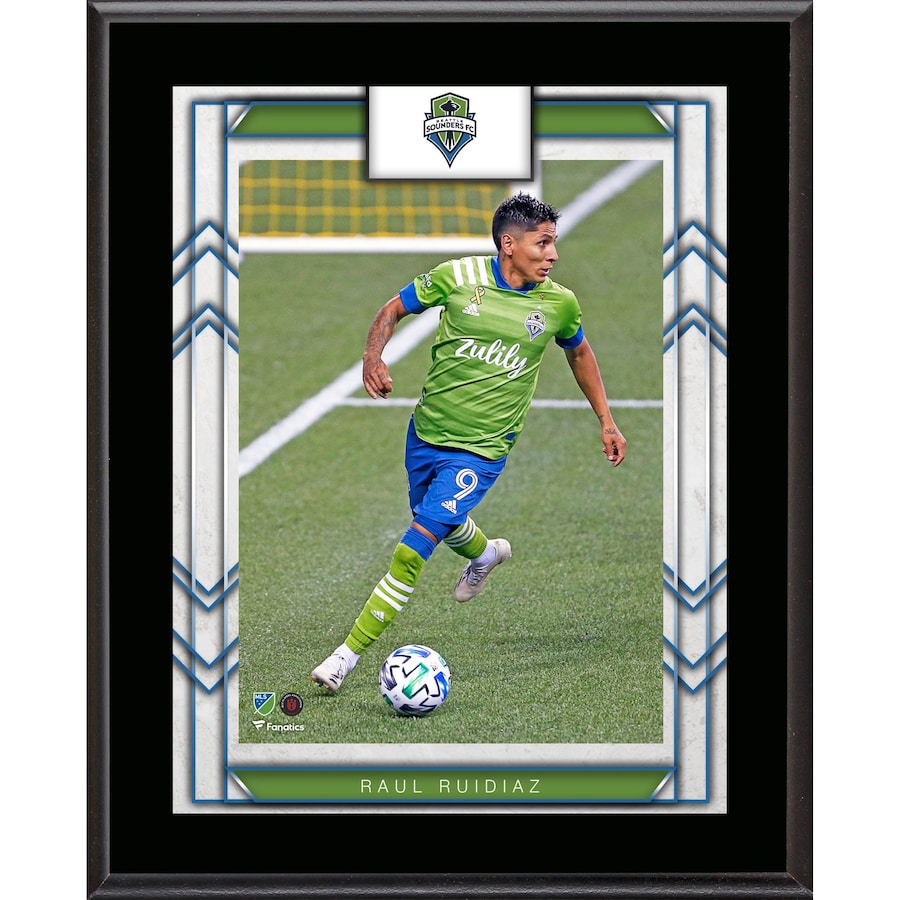 Raul Ruidiaz Seattle Sounders FC 10.5'' x 13'' Sublimated Player Plaque
