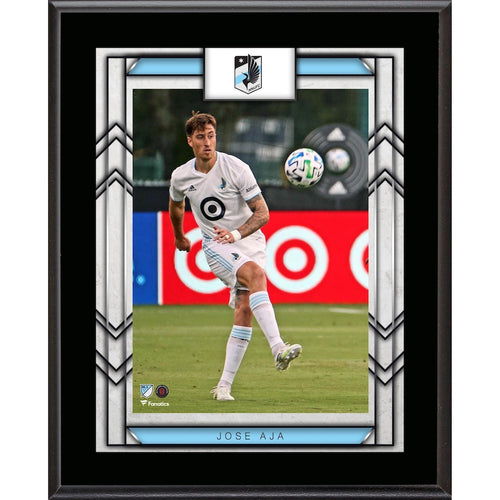 Jose Aja Minnesota United FC 10.5'' x 13'' Sublimated Player Plaque