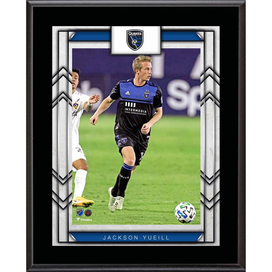 Jackson Yueill San Jose Earthquakes 10.5'' x 13'' Sublimated Player Plaque