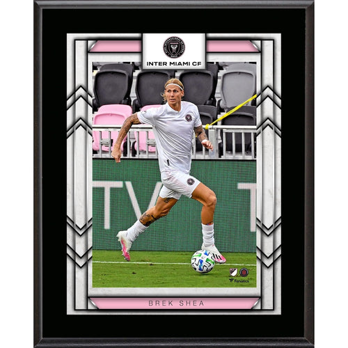 Brek Shea Inter Miami CF 10.5'' x 13'' Sublimated Player Plaque