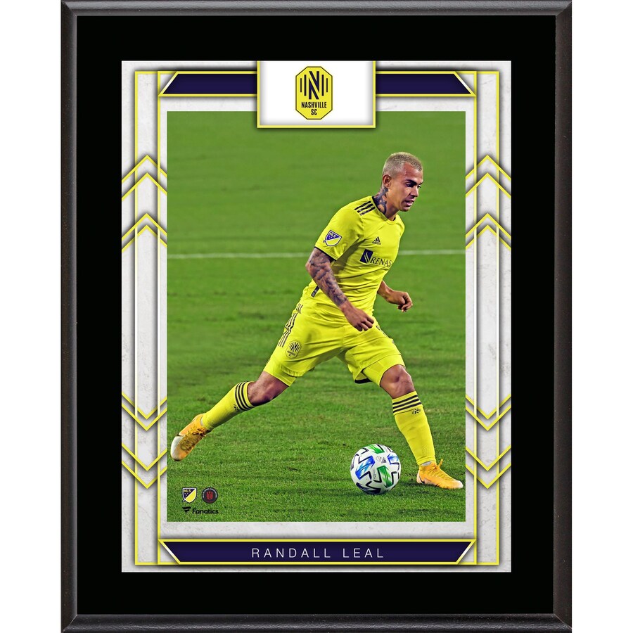 Randall Leal Nashville SC 10.5'' x 13'' Sublimated Player Plaque