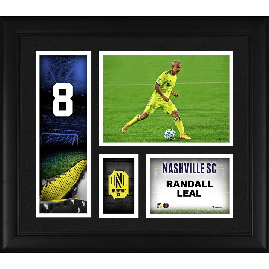 Randall Leal Nashville SC Framed 15'' x 17'' Player Core Collage