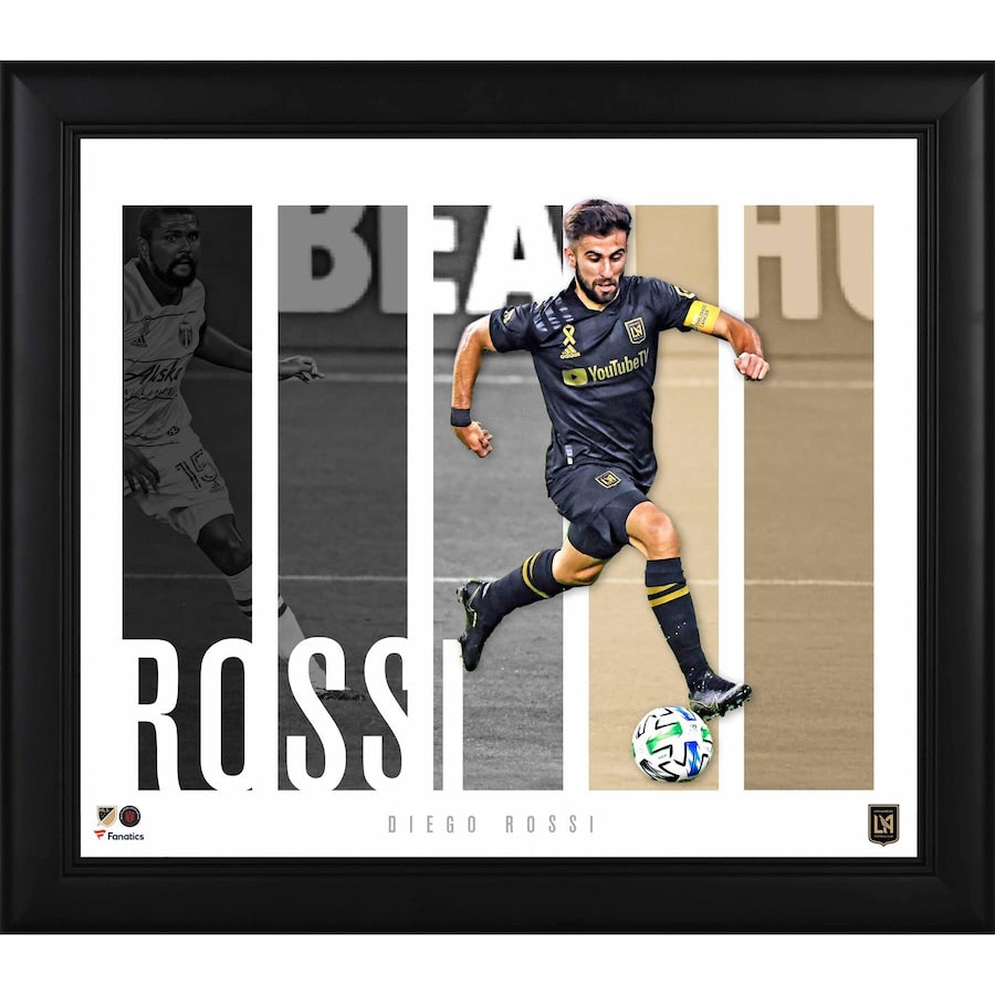 Diego Rossi LAFC Framed 15'' x 17'' Player Panel Collage