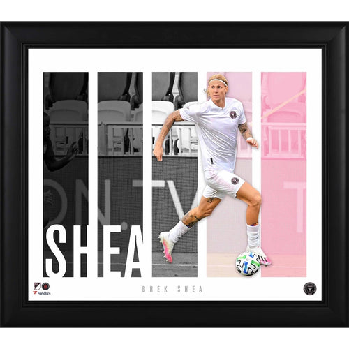 Brek Shea Inter Miami CF Framed 15'' x 17'' Player Panel Collage
