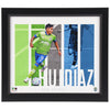Raul Ruidiaz Seattle Sounders FC Framed 15'' x 17'' Player Panel Collage