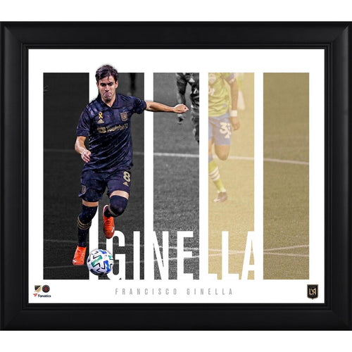 Francisco Ginella LAFC Framed 15'' x 17'' Player Panel Collage