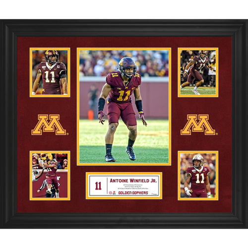Antoine Winfield Jr. Minnesota Golden Gophers Framed 5-Photograph Collage