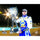 Chase Elliott Unsigned 2020 NASCAR Cup Champion Holding Trophy On Side Photograph