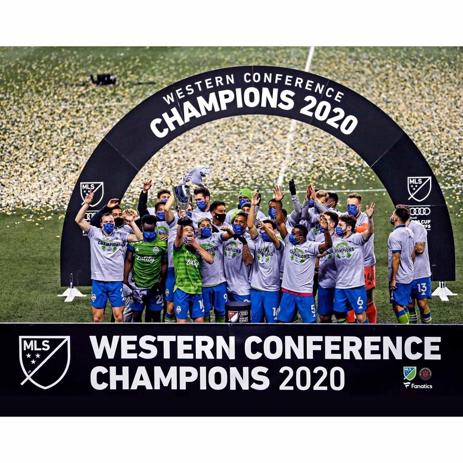 Seattle Sounders FC Unsigned 2020 MLS Cup Western Conference Finals Champions Photograph