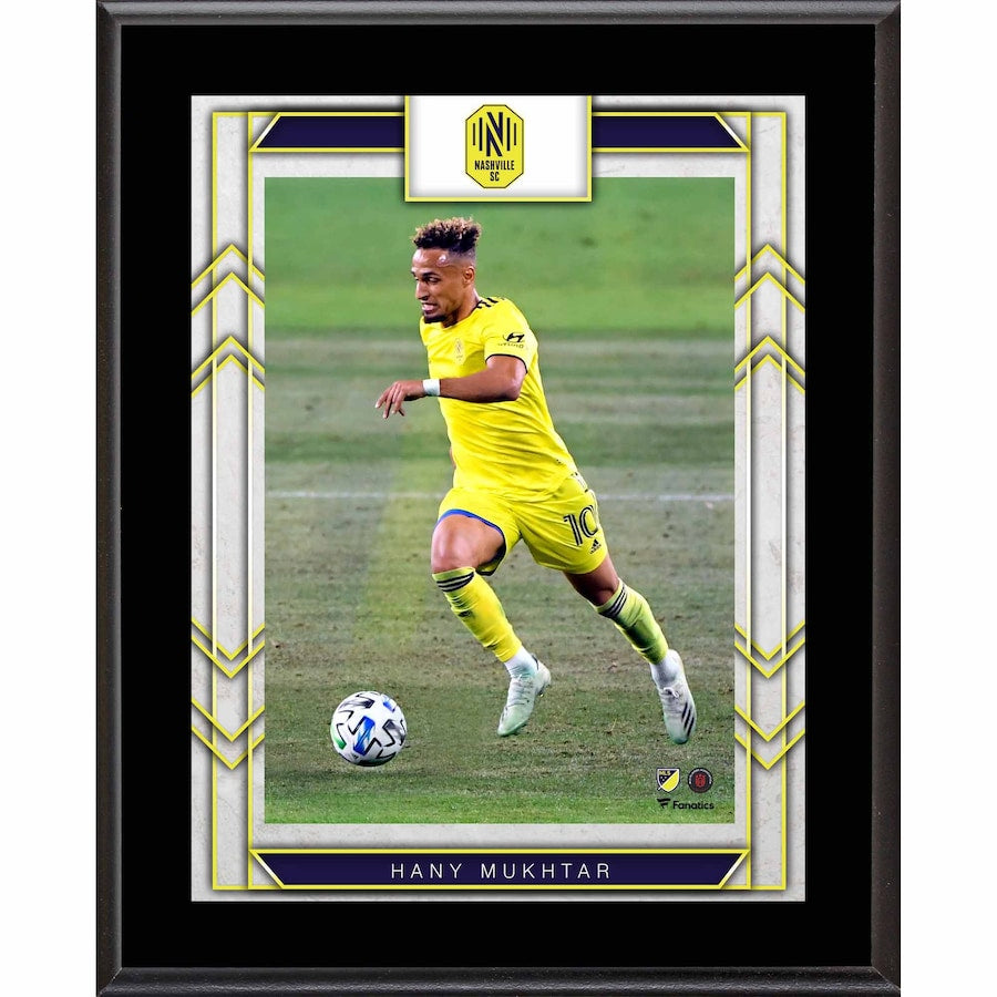 Hany Mukhtar Nashville SC 10.5'' x 13'' Sublimated Player Plaque