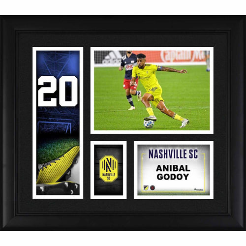 Anibal Godoy Nashville SC Framed 15'' x 17'' Player Core Collage