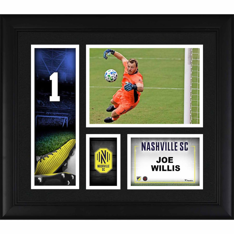 Joe Willis Nashville SC Framed 15'' x 17'' Player Core Collage