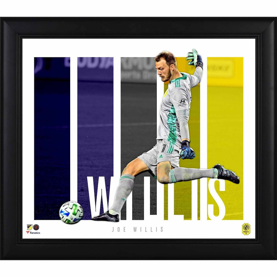 Joe Willis Nashville SC Framed 15'' x 17'' Player Panel Collage