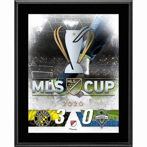 Seattle Sounders FC vs. Columbus Crew 10.5'' x 13'' 2020 MLS Cup Sublimated Plaque