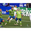 Raul Ruidiaz Seattle Sounders FC Unsigned 2020 MLS Cup Western Conference Finals Champions Goal Celebration with Will Bruin Photograph