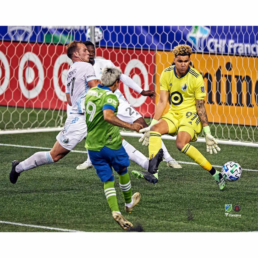 Raul Ruidiaz Seattle Sounders FC Unsigned 2020 MLS Cup Western Conference Finals Champions Goal Photograph