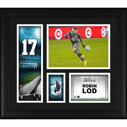 Robin Lod Minnesota United FC Framed 15'' x 17'' Player Core Collage