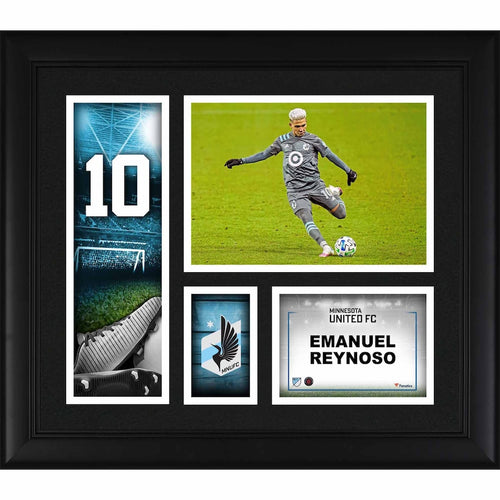 Emanuel Reynoso Minnesota United FC Framed 15'' x 17'' Player Core Collage