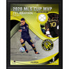 Lucas Zelarayan Columbus Crew Framed 16'' x 20'' 2020 MLS Cup MVP Collage with a Piece of Match-Used Net from the 2020 MLS Cup - Limited Edition of 250