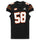 Miami Hurricanes Game-Used #58 Black Jersey from the 2017-2018 NCAA Seasons - Size Large