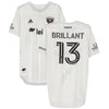 Frederic Brillant D.C. United Autographed Match-Used White #13 Jersey from the 2020 MLS Season