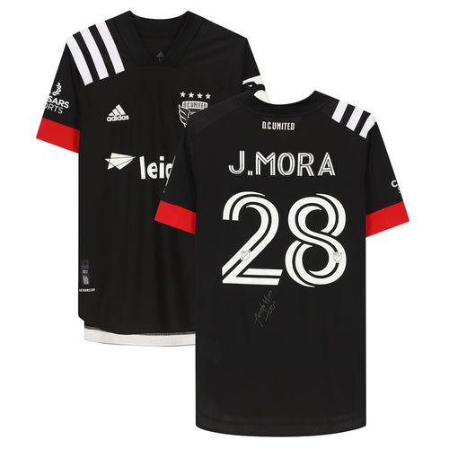 Joseph Mora D.C. United Autographed Match-Used Black #28 Jersey from the 2020 MLS Season