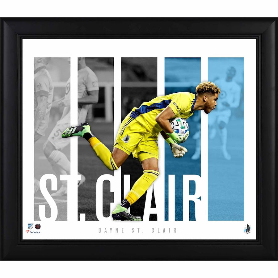 Dayne St. Clair Minnesota United FC Framed 15'' x 17'' Player Panel Collage