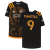 Mauro Manotas Houston Dynamo FC Autographed Match-Used #9 Black Jersey from the 2020 MLS Season