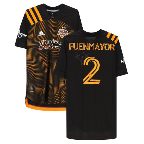 Alejandro Fuenmayor Houston Dynamo FC Autographed Match-Used #2 Black Jersey from the 2020 MLS Season
