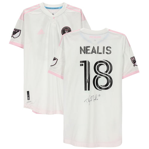 Dylan Nealis Inter Miami CF Autographed Match-Used #18 White Jersey from the 2020 MLS Season